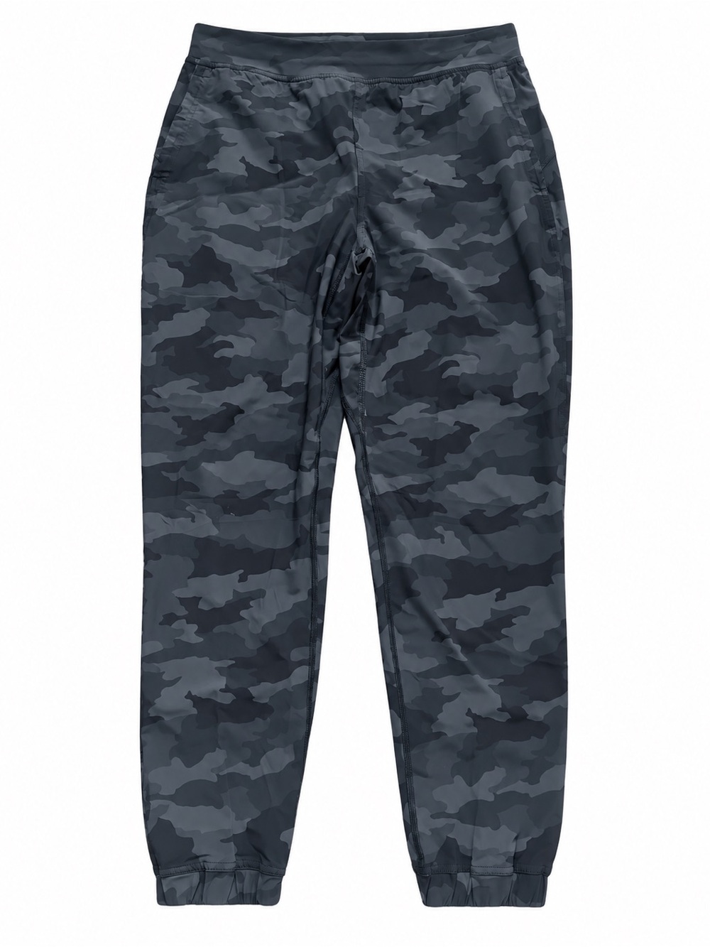 Lululemon Black Camo Jogger Pants Zip Ankle Women’s Size 8